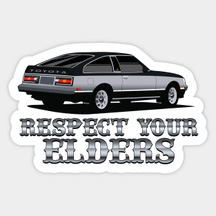 MA45 Toyota Supra Respect Your Elders Sticker